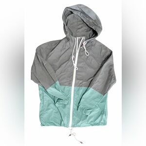 Meaenor Color Block Windbreaker Jacket Size L